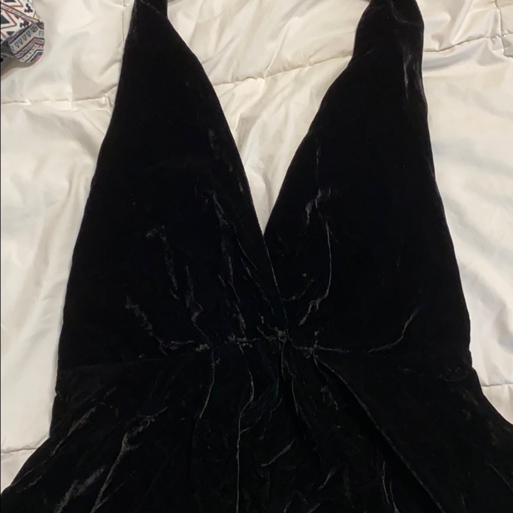 Express Suede Peplum Top